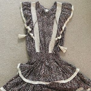 Surf gypsy Leopard dress! Size Medium
